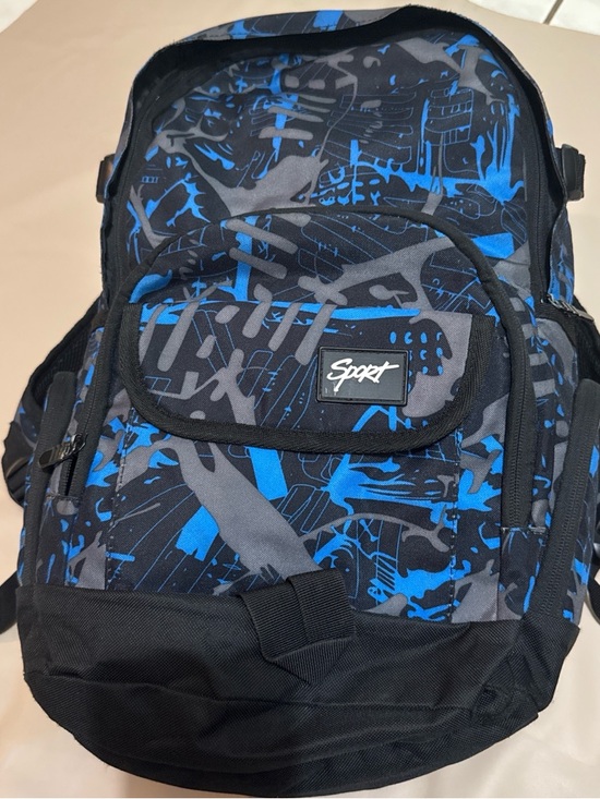 Sporto Other - Sporto Blue and Gray boys Graphic Backpack